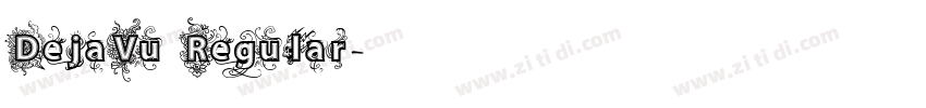 DejaVu Regular字体转换